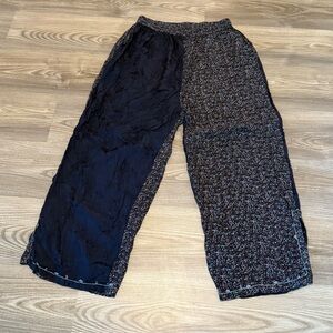 Tienda Ho Free Size Pull On Pants Boho Hippie Navy Pockets Drawstring